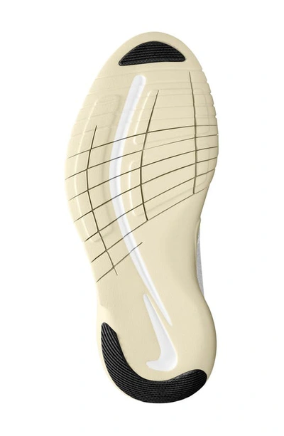 Shop Nike Free Run Flyknit Next Nature Running Shoe In White/ Black/ Coconut Milk