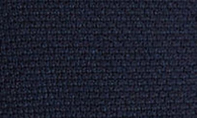 Shop Polo Ralph Lauren Textured Sweater Hoodie In Navy Hthr