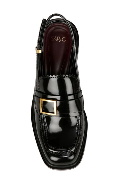 Shop Sarto By Franco Sarto Gianna Slingback Loafer In Black