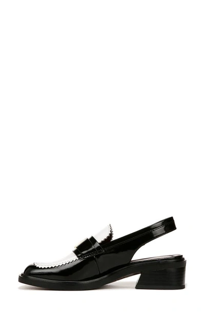 Shop Sarto By Franco Sarto Gianna Slingback Loafer In Black/ White