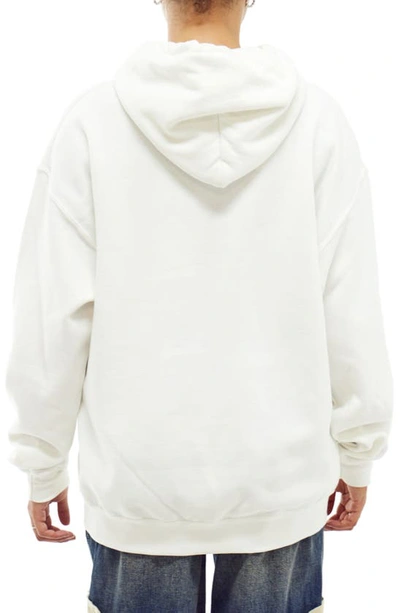 Shop Bdg Urban Outfitters Museum Of Youth Cotton Blend Hoodie In White