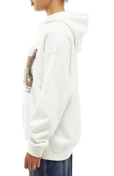 Shop Bdg Urban Outfitters Museum Of Youth Cotton Blend Hoodie In White