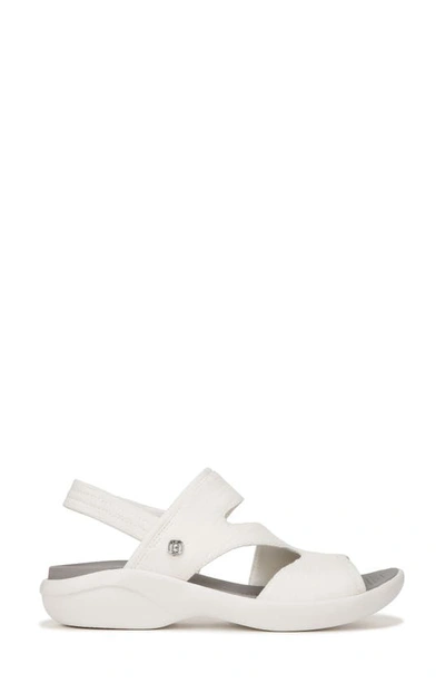Shop Bzees Cleo Slingback Sandal In White