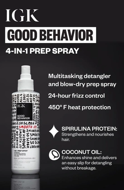 Igk Good Behavior 4-in-1 Prep Spray 7 oz