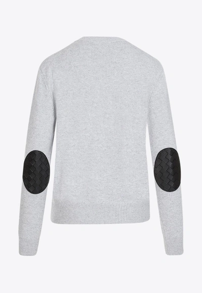 Shop Bottega Veneta Cashmere Knit Sweater In Gray