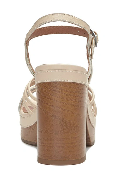 Shop Lucky Brand Ismine Strappy Platform Sandal In Vanilla