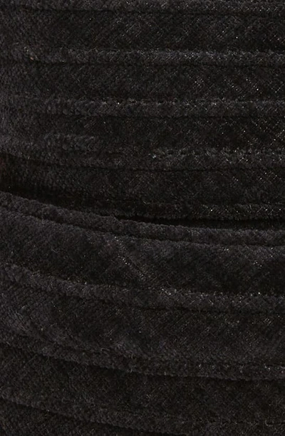 Shop Esenshel The Cuff Woven Cloche In Black Grey Mix