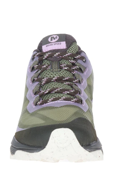 Shop Merrell Moab Speed Hiking Shoe In Lichen