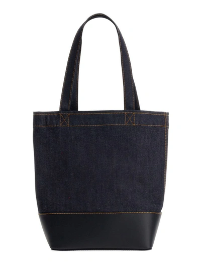 Shop Apc A.p.c. Axel" Tote Bag In Blue