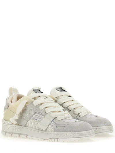 Shop Axel Arigato Sneaker Patchwork Area In White