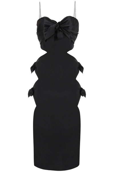 Shop Alessandra Rich Cut Out Dress In Black