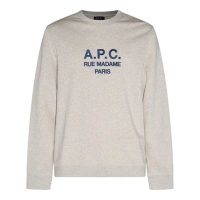 Shop A.p.c. Sweaters In Ecru Chine