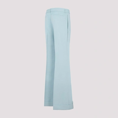 Shop Acne Studios Flared Pants In Blue