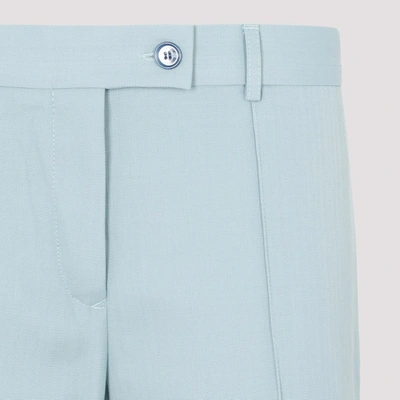 Shop Acne Studios Flared Pants In Blue