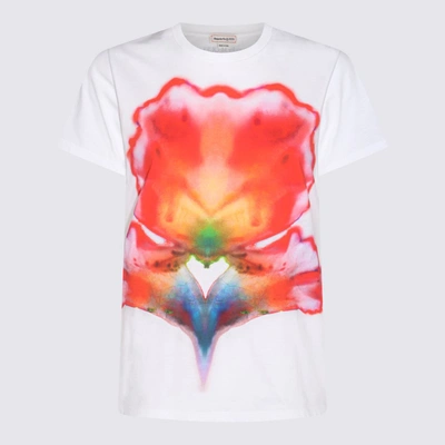 Shop Alexander Mcqueen T-shirts And Polos In Solarised Flower