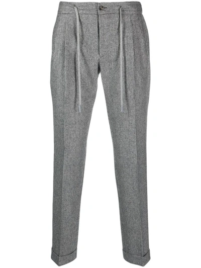 Shop Barba Roma Drawstring Trousers Clothing In Grey