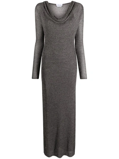Shop Blumarine Dress Clothing In Grey