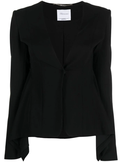 Shop Blumarine Giacca Monopetto Clothing In Black