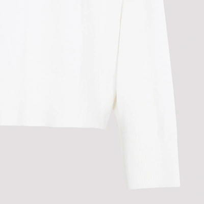 Shop Bottega Veneta Wool Turtleneck Sweater Top In White