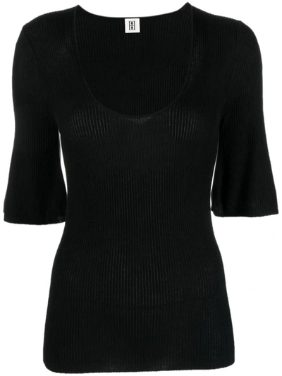 Shop By Malene Birger Remona Knitwear Clothing In Black