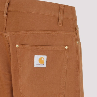 Shop Carhartt Wip  Derby Pants In Brown