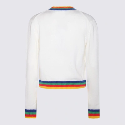 Shop Casablanca Sweaters In White/multi