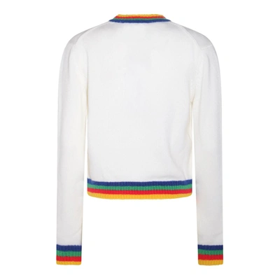 Shop Casablanca Sweaters In White/multi