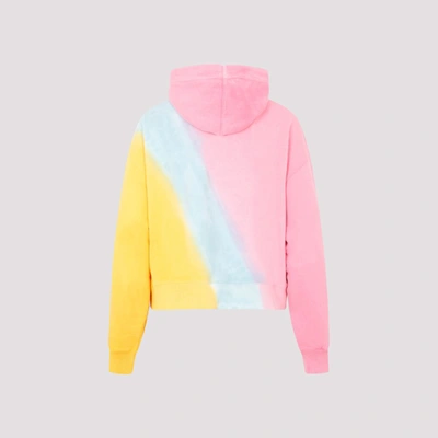 Shop Chloé Cotton Hoodie Sweatshirt In Multicolour