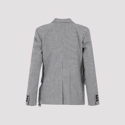 Shop Comme Des Garçons Wool Jacket In Grey
