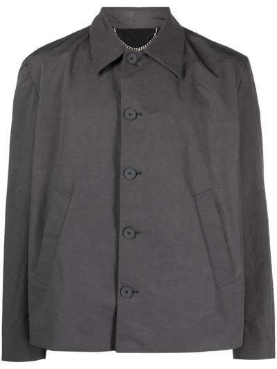 Craig Green Pointed-collar Shirt Jacket In Grey