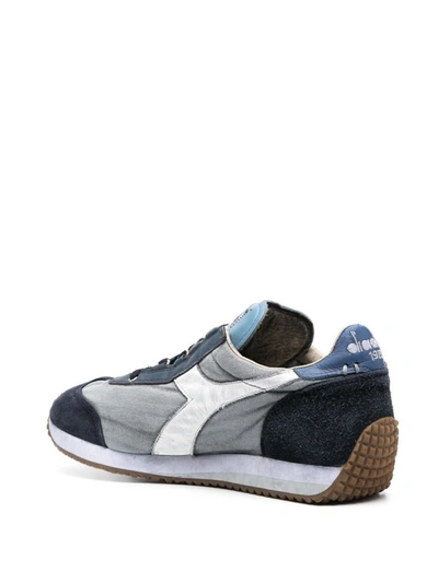 Shop Diadora Equipe H Dirty Stone Wash Evo Sneakers Shoes In Blue