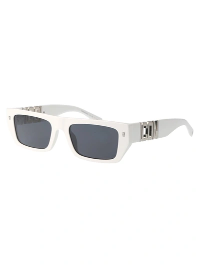 Shop Dsquared2 Sunglasses In Vk6ir White