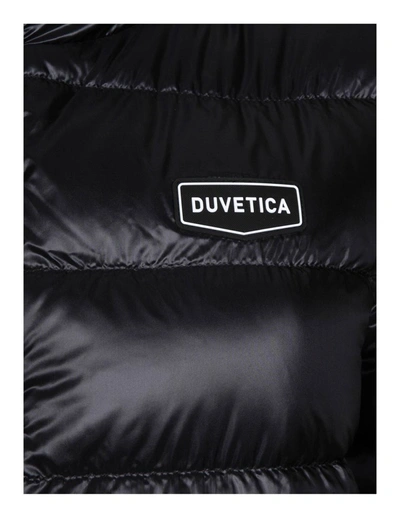 Shop Duvetica Shiny Nylon Down Jacket In Black