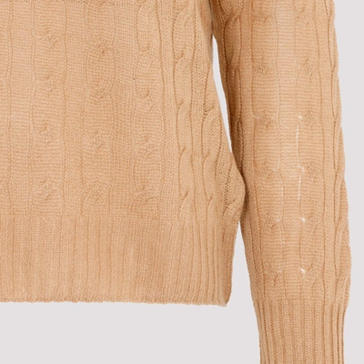 Shop Etro Treccia Logo Pullover Sweater In Nude & Neutrals
