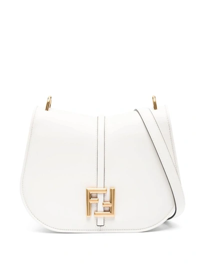 Shop Fendi C`mon Medium  Bags In White