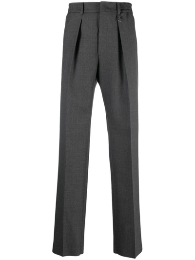 Shop Fendi Pants Clothing In Grey