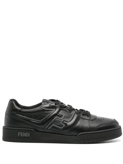 Shop Fendi Sneakers Match Shoes In Black