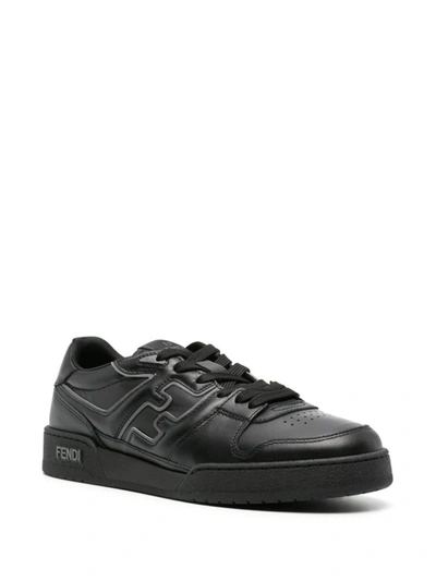 Shop Fendi Sneakers Match Shoes In Black