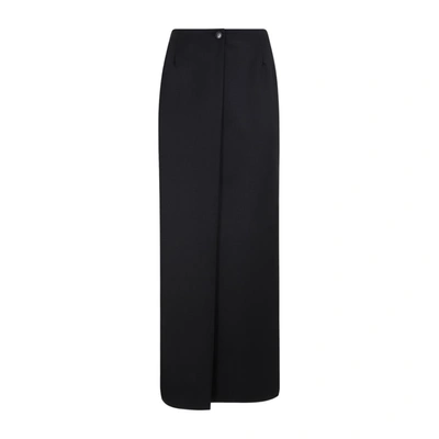 Shop Givenchy Low Waist Skirt In Black