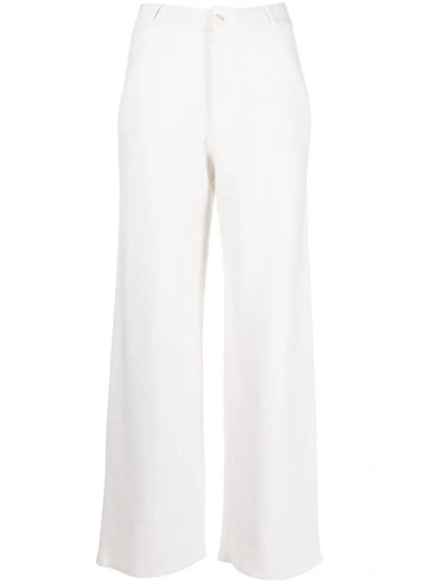 Shop Guest In Residence Pants In Cream