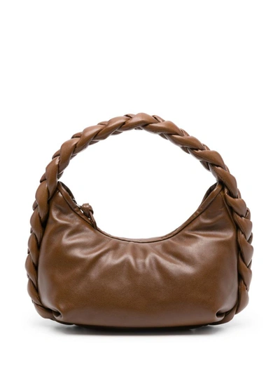 Shop Hereu Espiga Shiny Bags In Brown