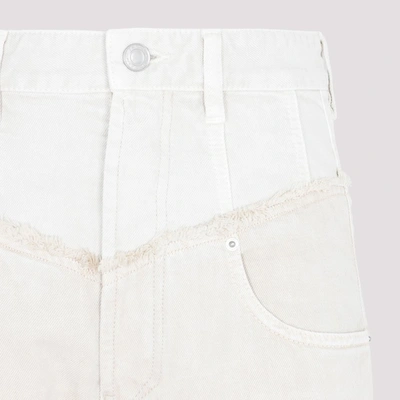 Shop Isabel Marant Noemie Jeans In Nude & Neutrals