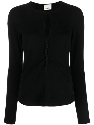 Shop Isabel Marant Dorine Top Clothing In Black