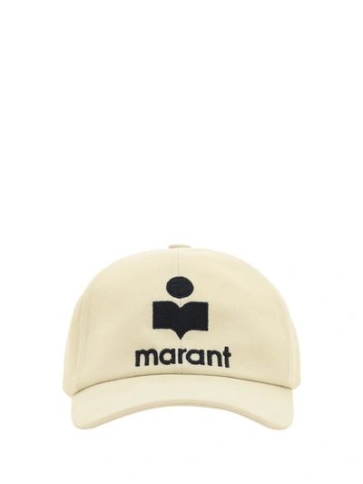 Shop Isabel Marant Hats E Hairbands In Ecru/black