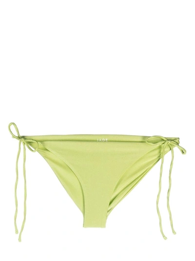 Shop Jade Swim Ties Bottom Clothing In Green