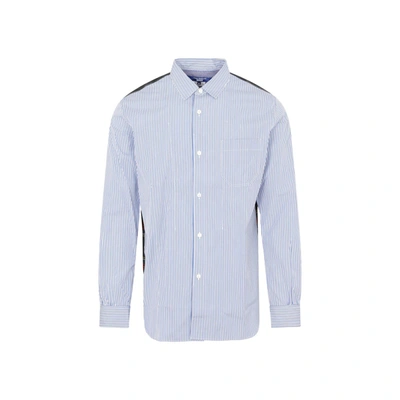 Shop Junya Watanabe Cotton Shirt In Blue