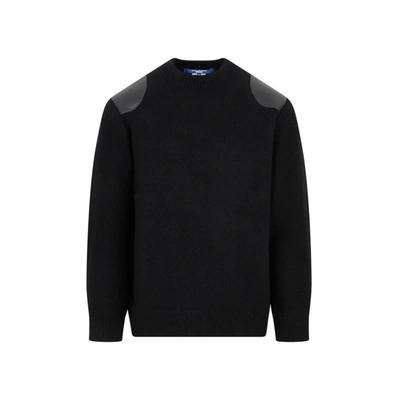 Shop Junya Watanabe Wool Sweater In Black