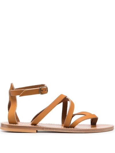 Kjacques Epicure Thong Sandals In Nude & Neutrals