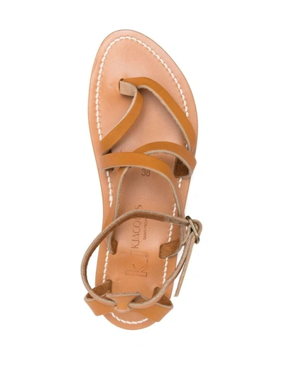 Kjacques Epicure Thong Sandals In Nude & Neutrals