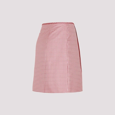 Shop Lanvin A-line Short Skirt In Pink & Purple